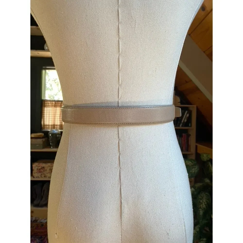 Vintage Belt Italian Calfskin Leather 27” - 30